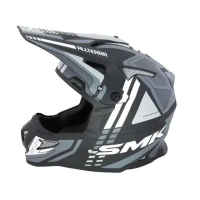 Шолом SMK ALLTERRA-S01 MA261 MATT BLACK (GREY/WHITE) 620мм 2XL