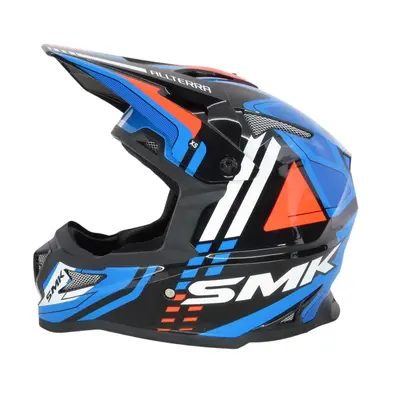 Шолом SMK ALLTERRA-S01 GL257 GLOSS BLACK (BLUE/ORANGE) 550мм S