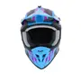 Шолом GEON 633 GLOSSY LIGHT BRIGHT BLUE FLUO PURPLE/BLACK L (59-60)