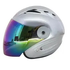 Шолом HF-210 (сірий) (відкритий/тоноване скло) S