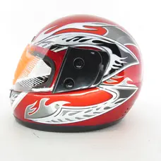 Шолом WLT-106 MotoTech (червоно-сірий) S