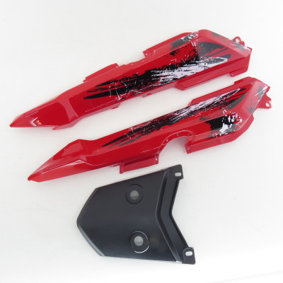 Пластик бічний задній (л+п) Shineray XY200/250GY-9A (червоний)