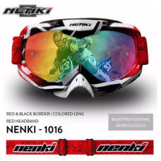Окуляри крос NENKI NK-1016 Red&Black Border/Red Headband