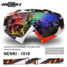 Окуляри крос NENKI NK-1019 Orange&White Border/Orange Headband