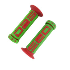 Ручки руля (л+п) (гріпси) DBS (mod:1) зелений з червоним