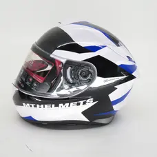 Шлем MT Targo Enjoy White/Black/Blue XL