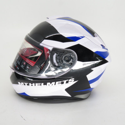 Шлем MT Targo Enjoy White/Black/Blue XL