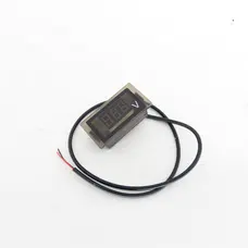 Вольтметр цифровий DC 12V "YOUYOU" (врізний, прямокутний, зелений)