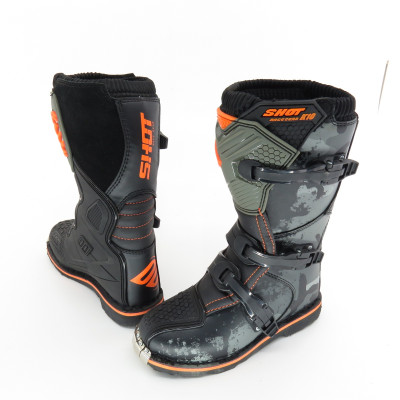 Мотоботи Shot Racing K10 2.0 Kid Camo Orange (розмір: 38)