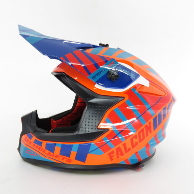 Шолом MT Falcon Energy Orange/Blue/White ( Размер: XL )