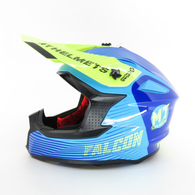 Шолом MT Falcon System Blue/Yellow (XL)