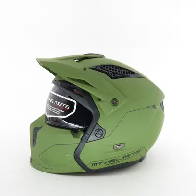 Шолом MT Streetfighter SV Solid Green Mat ( Размер: S )