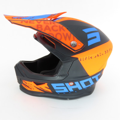 Шолом Shot Racing Furious Draw Kid Orange/Blue (L)