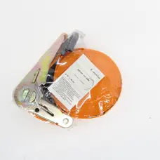 Ремінь стяжний для кріплення мотоцикла мех.500 кг, помаранчевий LVT