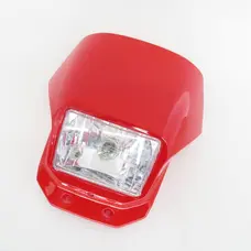 Обтікач фари (універсальний) (червоний) (+фара) (mod:KG-01) О6