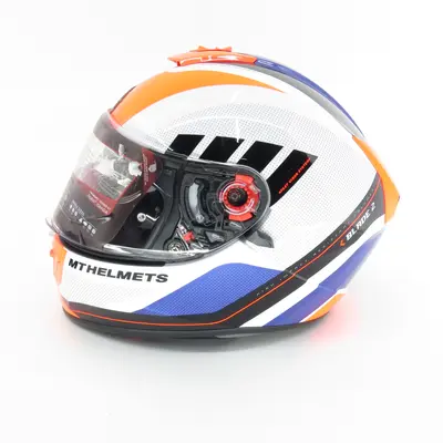Шолом MT Blade 2 SV Plus White/Orange/Blue/Black (M)