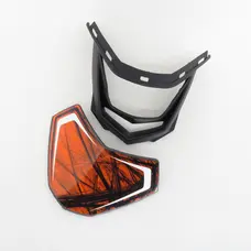 Обтікач фари +спойлер верхній TEKKEN 250 (помаранчевий)