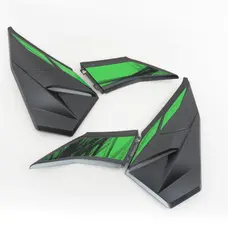 Пластик бічний центральний (л+п) TEKKEN 250 (зелений)
