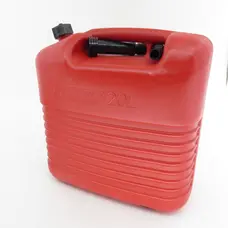 Каністра пластикова 20л. з лійкою (червона)