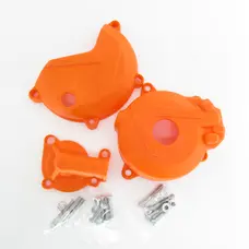 Захист кришок двигуна (комплект 3шт) NC250cc, (помаранчевий) "OTOM"