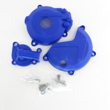 Захист кришок двигуна (комплект 3шт) NC250cc, (синій) "OTOM"