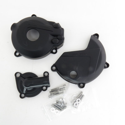 Захист кришок двигуна (комплект 3шт) NC250cc, (чорний) "OTOM"