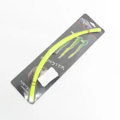 Наклейка на диск 17 MONSTER ENERGY (жовта, світловідбивна) GJCT
