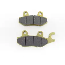 Колодки гальмівні (диск) 4T GY6 50-150 (RACE/STORM, вухо в право, жовті)