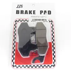 Колодки гальмівні (диск) 4T GY6 50-150 (RACE/STORM, ліве вухо, чорні) JJS