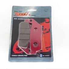 Колодки гальмівні (диск) Honda CM125 (червоні) Yongli