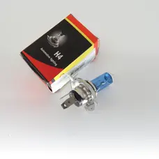 Лампа фари H4 (галоген) синя H4 12V18/18W (великий цоколь)