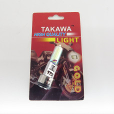 Лампа BA20D (2 вуса) 12V 18W/18W (хамелеон розовий) "TAKAWA" (mod:A)"