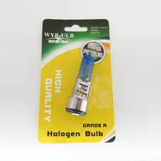 Лампа BA20D (2 вуса) 12V 35W/35W (білий) TAKAWA (mod:A)