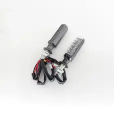 Поворот (л+п) LED колба (карбон, біле скло) ST