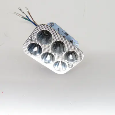 Світлодіодний модуль (12W, 5 діодів, RGB-підсвітка, 90*66 мм) GJCT