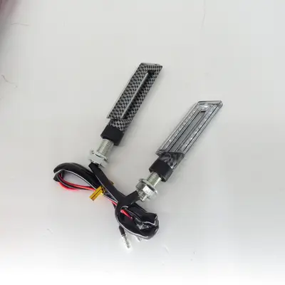 Поворот (л+п) LED, катана (карбон, біле скло) ST