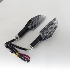 Поворот (л+п) LED багатокутні (чорні) ST