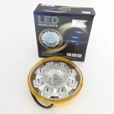 Вставка в фару світлодіодна кругла (D=16cm 21W, 8 лампочок, дальній/ближній) EVO