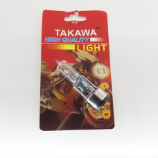 Лампа BA20D (2 вуса) 12V 35W/35W (супер (білий) TAKAWA (mod:A)