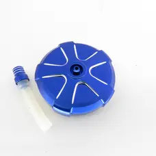 Кришка бензобака алюміній NC250/CB250, синя "OTOM"