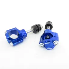 Кронштейн кріплення руля, регульований CNC 28 мм. M10, (синій) "OTOM"