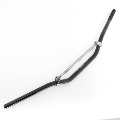 Руль алюмінієвий з перемичкою CNC 22 мм (чорний) "OTOM"