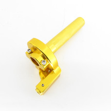 Ручка руля з управлінням газу короткохідна CNC, (жовтий) "OTOM"