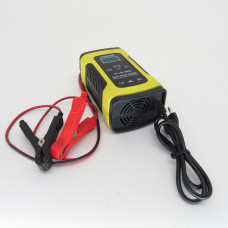 Зарядний пристрій для АКБ імпульсний жовтий FOXSUR