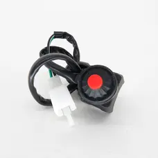 Кнопка стоп-двигун кругла, (червоний) "OTOM"