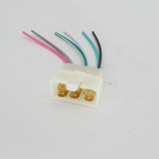 Роз’єм реле зарядки 4T GY6 50 (6 контакти, мамка+провода) "KOMATCU"