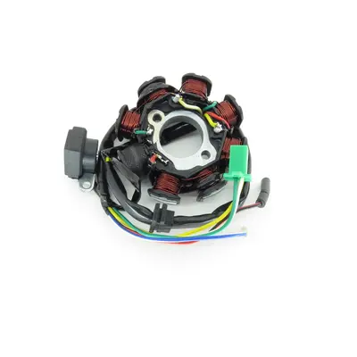 Статор генератора (B133) GY6-125/150cc (7+1 котушок) (3+2 провода)