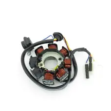 Статор генератора 50cc/4-т (CH) (QT-50/QT-26/QT-6A) (6+2 котушок)