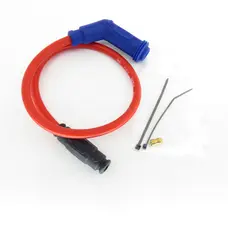 Бронепровід 550 мм (червоний) (+з’єднювальний, насвічник синий 45*(135*) MZK