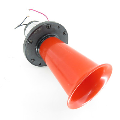 Сигнал 12V пневматичний з компресором (червоний) HORN